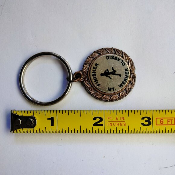 Mt Werner Classic Finisher Medal Keychain Steamboat Springs Colorado Race - Picture 4 of 4